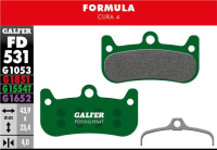 Galfer GALFER Brake Pad FD531 Pro "Formula Cura 4", grün