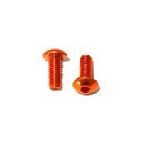 Xin Yu Hardware Co Aluminium Schrauben M5x15mm orange, 2 Stück