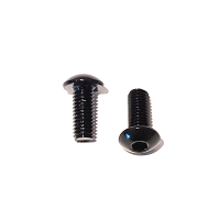 Xin Yu Hardware Co Aluminium Schrauben M5x15mm schwarz, 2 Stück