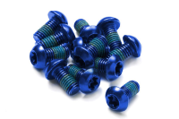 Reverse Components REVERSE Disc "Rotor bolt" set, 12pc/set blue, blau
