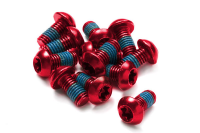 Reverse Components REVERSE Disc "Rotor bolt" set, 12pc/set red, rot