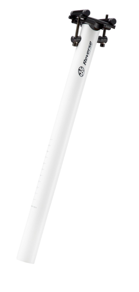 Reverse Components REVERSE Seatpost "Comp Lite" Ø31.6 white 400mm, weiss, 31.6mm