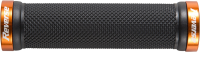 Reverse Components REVERSE Grip "Classic 29" black / Clamp rings orange, schwarz / orange