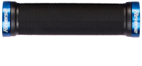 Reverse Components REVERSE Grip "Classic 29" black / Clamp rings blue, schwarz / blau