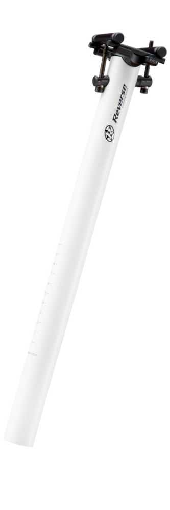 Reverse Components REVERSE Seatpost "Comp Lite" Ø30.9 white 400mm, weiss, 30.9mm