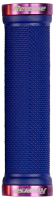 Reverse Components REVERSE Grip "Classic 29" dark-blue / Clamp rings purple, dunkelblau / lila