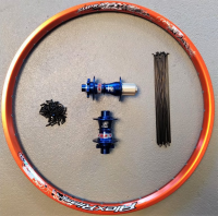 Reverse / Alexrims Laufrad Set 26" orD-blau