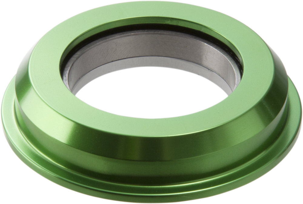 Reverse Components REVERSE "Twister" Lower Cap Semi int. Ø 44mm 1 1/8"  with Crown Ring green, hellgrün