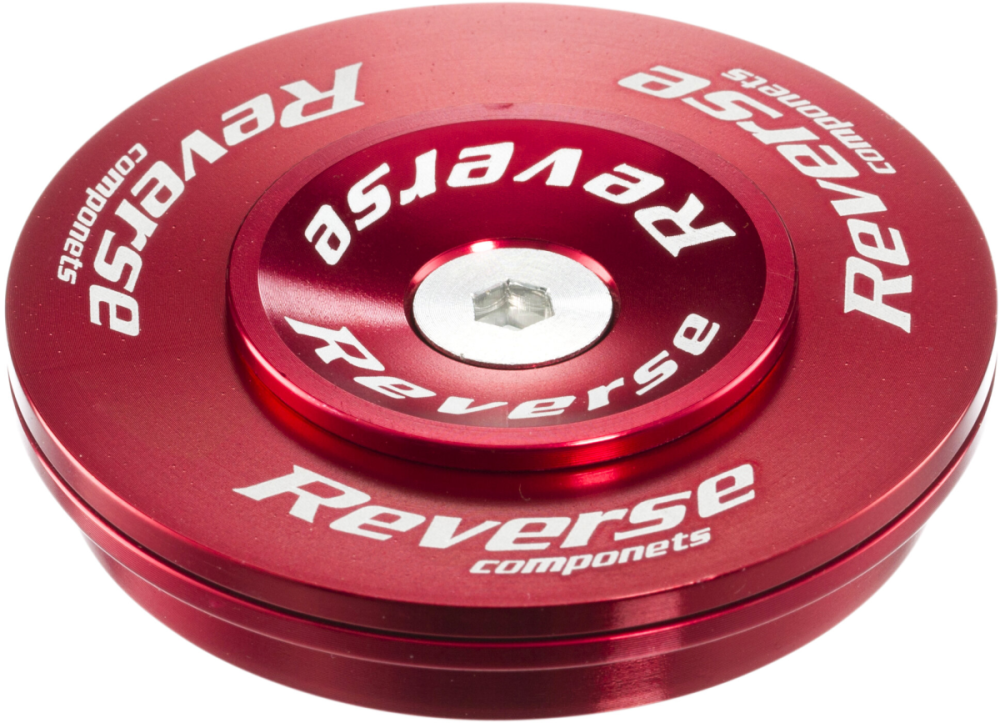 Reverse Components REVERSE "Twister" Top Cap Semi int. Ø 49mm 1.5" - 1 1/8" red, rot