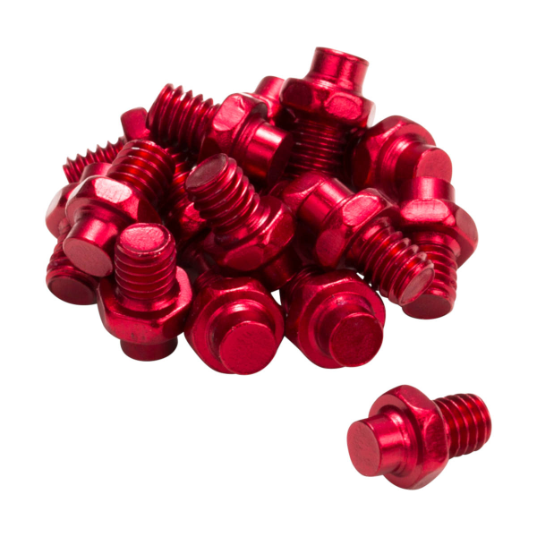 Reverse Components REVERSE Pedal Pin Alloy for Escape red 16pc