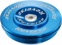 Reverse Components REVERSE "Twister" Top Cap Semi int. Ø 49mm 1.5" - 1 1/8" light blue