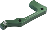Reverse Components REVERSE Disc Adapter Shimano IS-PM 180 Rear, dark-green, dunkelgrün