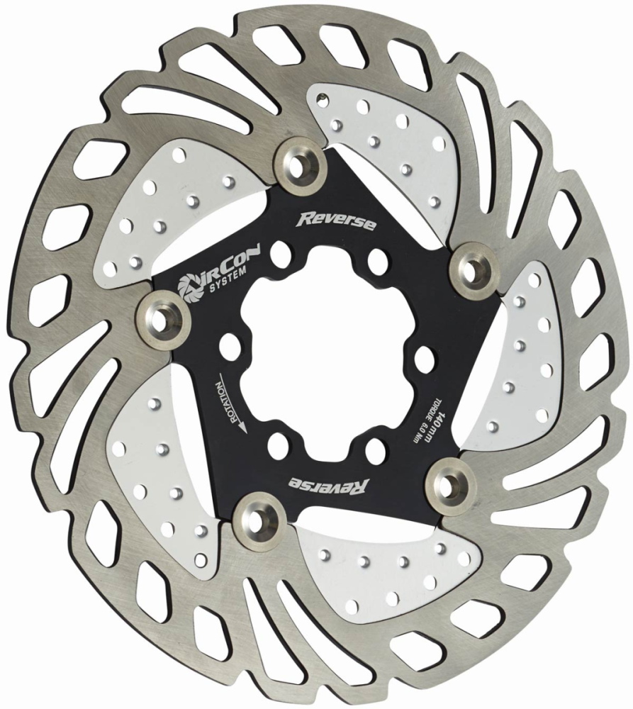Reverse Components REVERSE Disc Rotor "Aircon" Ø140mm black