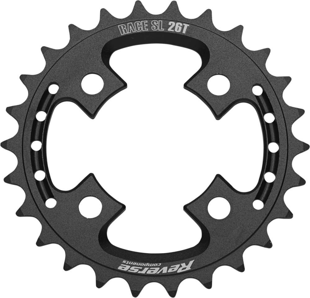 Reverse Components REVERSE Chainring Race SL Shiftable, 26T black, schwarz