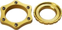 Reverse Components REVERSE Adapter Center Lock gold