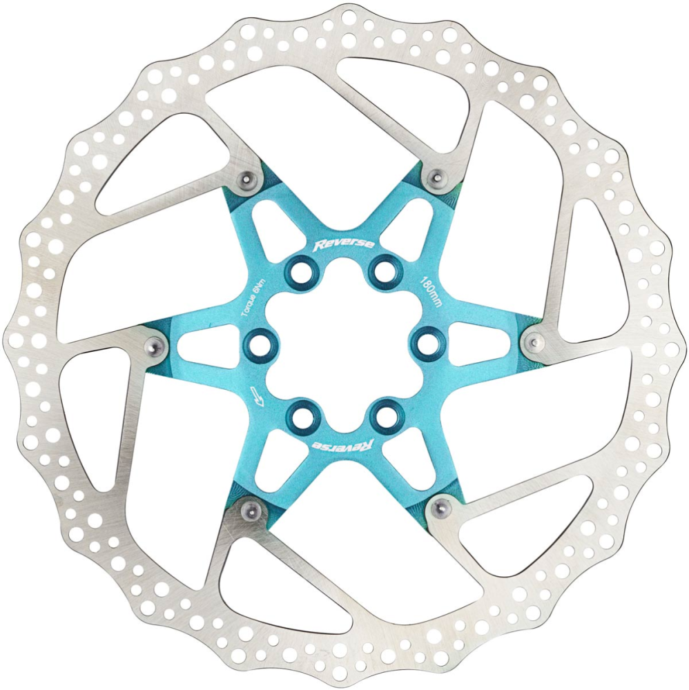 Reverse Components REVERSE "Disc Rotor" Ø180mm light blue, hellblau