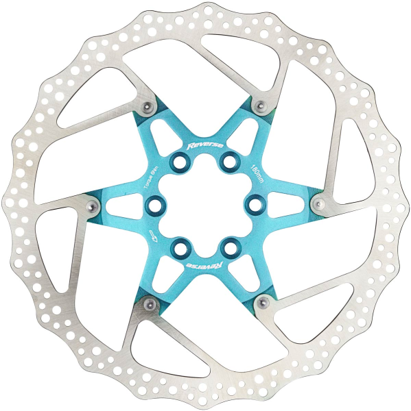 Reverse Components REVERSE "Disc Rotor" Ø180mm light blue, hellblau