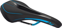 Reverse Components REVERSE Saddle AM Ergo black/light blue, schwarz/hellblau