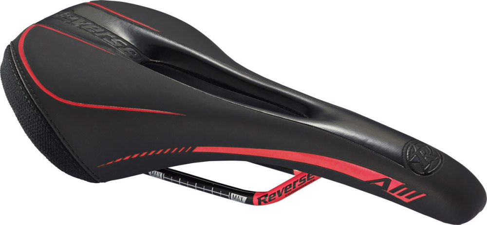 Reverse Components REVERSE Saddle AM Ergo black/red, schwarz/rot