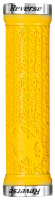 Reverse Components REVERSE Grip "Stamp" yellow / Clamp rings polish, gelb / polish