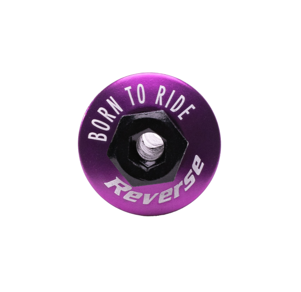 Reverse Components REVERSE Barspin Top Cap, lila