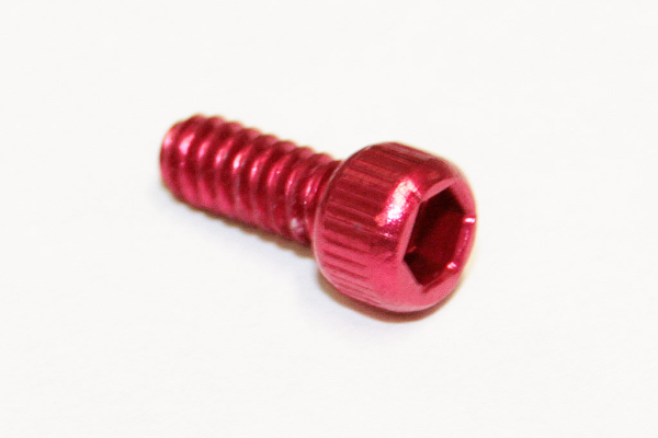 Reverse Components REVERSE Pedal Pin Alloy for Escape Pro red