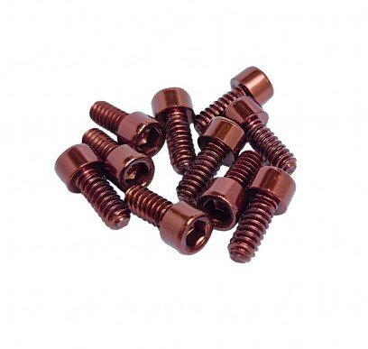 Reverse Components REVERSE Pedal Pin Set 10 Stück Alloy for Black One Kupfer