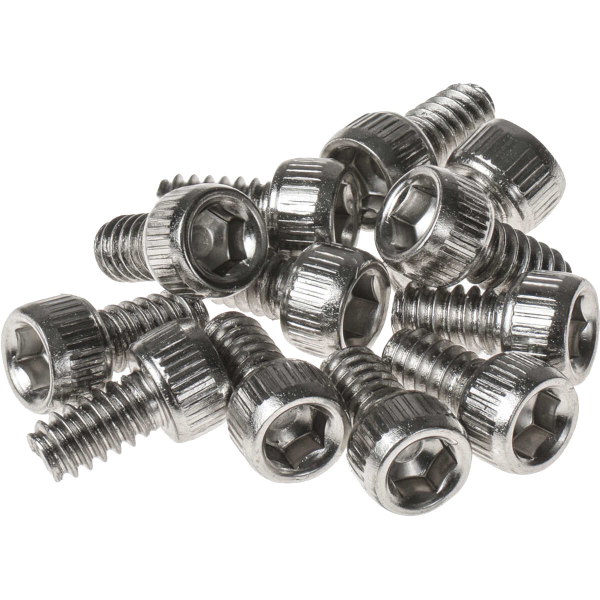Reverse Components REVERSE Pedal Pins Steel for Black One, silver, 12 pc 9mm
