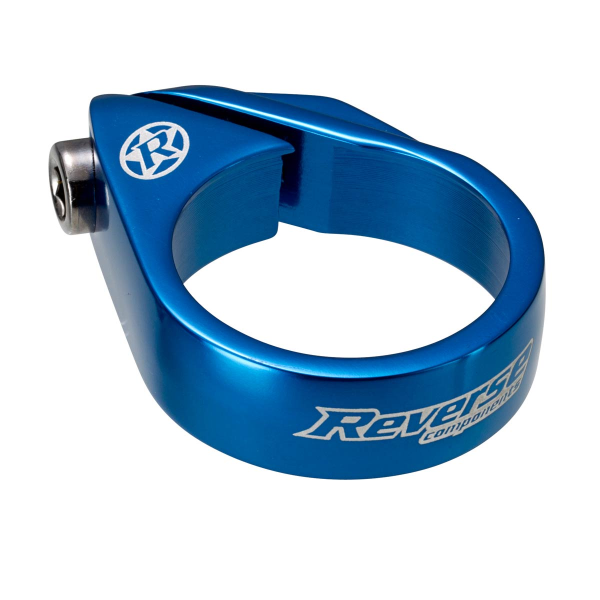 Reverse Components REVERSE Seat Clamp "BoltClamp" Ø34.9mm dark-blue, dunkelblau