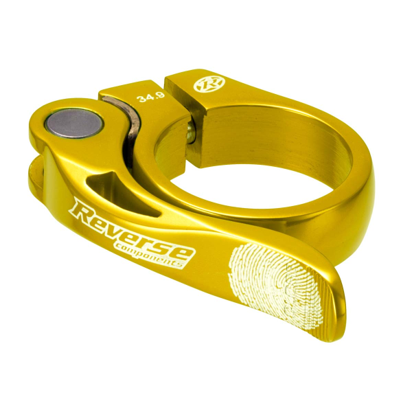 Reverse Components REVERSE Seat Clamp QR "Long Life" Ø34.9mm gold