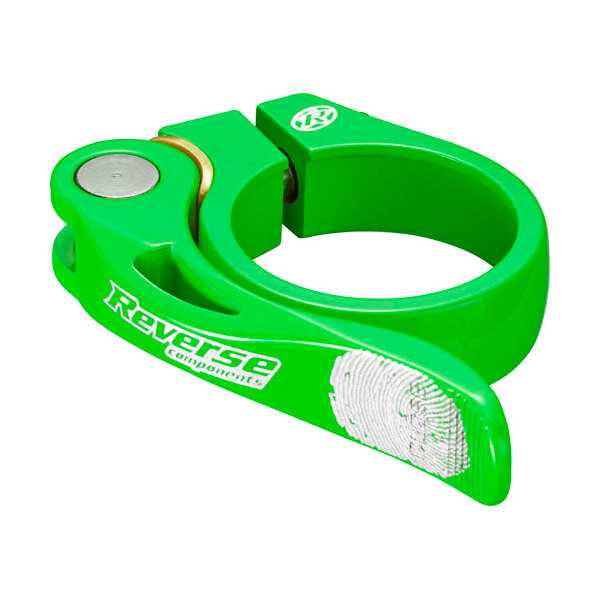 Reverse Components REVERSE Seat Clamp QR "Long Life" Ø34.9mm neon green, neongrün