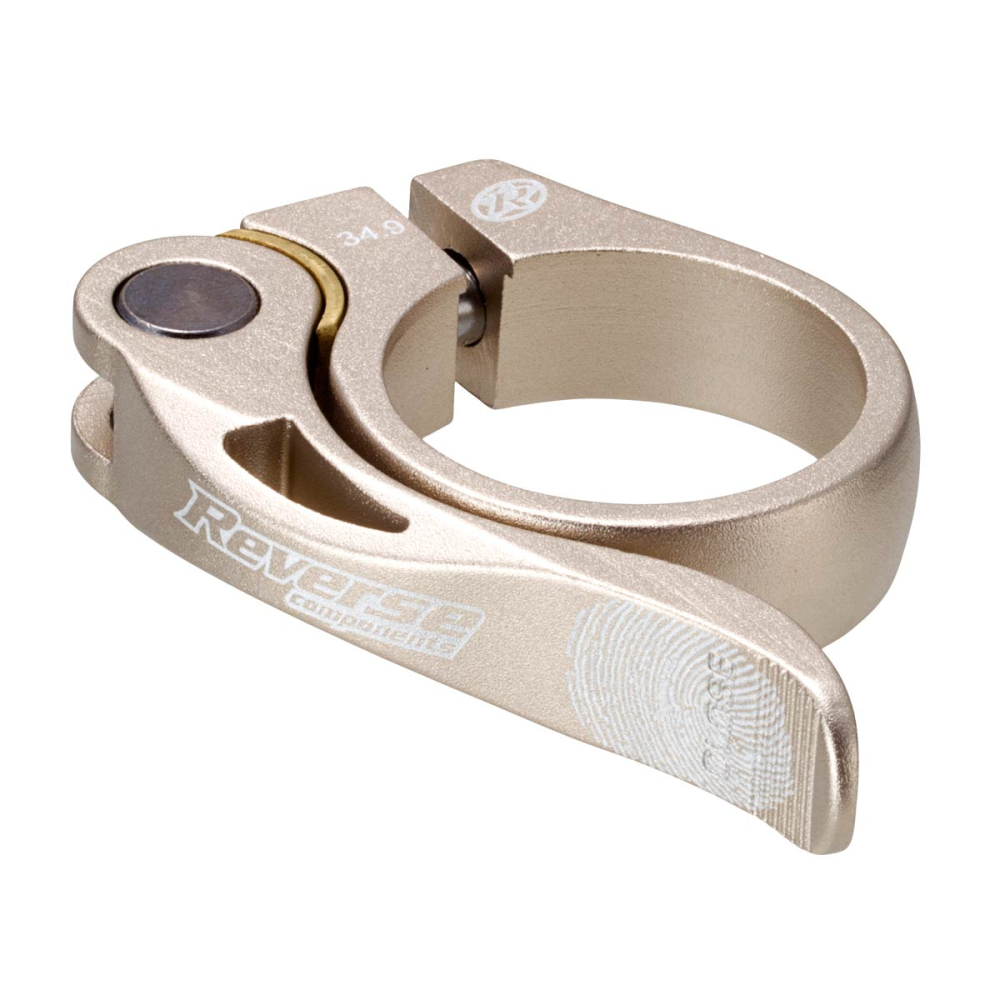 Reverse Components REVERSE Seat Clamp QR "Long Life" Ø34.9mm sandmetallic