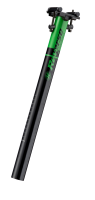 Reverse Components REVERSE Seatpost "Style lite" Ø30.9 black / green 400mm, schwarz / grün