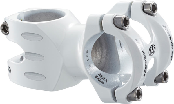 Reverse Components REVERSE Stem "S-Trail" 60mm,8°, Ø31.8mm, white