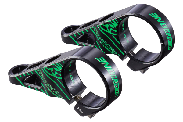 Reverse Components REVERSE Stem Direct Mount "Black one" Ø31.8mm green, schwarz / grün