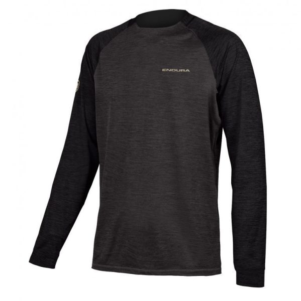 Endura ENDURA SingleTrack L/S Trikot, Zinngrau - L