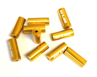 Deemount Schaltkabel Endhülse gold aussen 6.0mm innen 4.0mm Alu