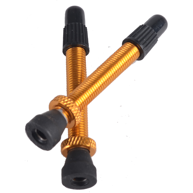 Response Tubeless Ventil, 44mm Französisch Alu gold removeable Paar  TRV-03A-2
