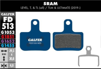 Galfer GALFER Brake Pad FD513 Road "SRAM Level T, TL", blau