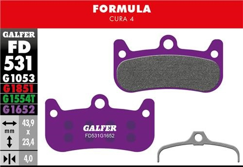 Galfer GALFER Brake Pad FD531 E-Bike "Formula Cura 4", violett