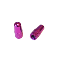 WIAN Bike and Parts Ventilkappe, CNC Aluminium Presta lila Paar