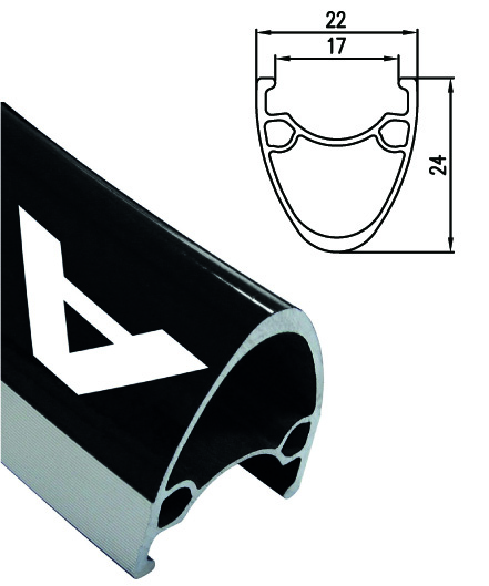 Alexrims ALEXRIMS ATD490 Disc, 700C, 32h, black