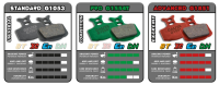 Galfer GALFER Brake Pad FD459 Pro "Avid Elixier X.0 / Trail 7,9 / Sram Guide / Trickstuff C42", grün