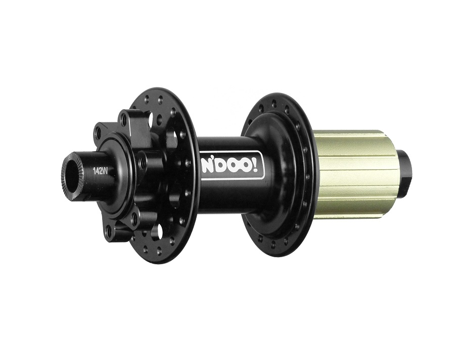 N'DOO N'DOO "Faster" Rear Hub, 32H, black, 135mm x 10mm
