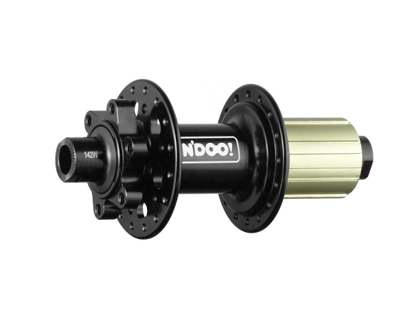 N'DOO N'DOO "Faster" Rear Hub, 32H, black, 135mm x 10mm