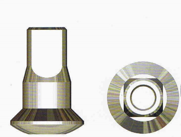 Sapim Speichennippel: 14G Inverted Aluminium silber 12mm 100 Stück