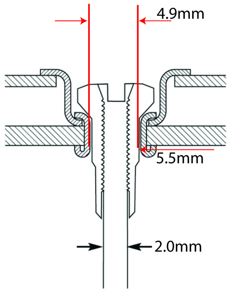 Sapim Speichennippel: 14G N9 (Aussen 4.9mm / Innen 2.0mm) Messing silber 14mm 100 Stück