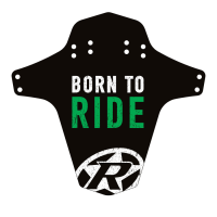Reverse Components REVERSE "Mud Fender" Born to Ride green, 267 x 251 mm (Breite x Höhe)