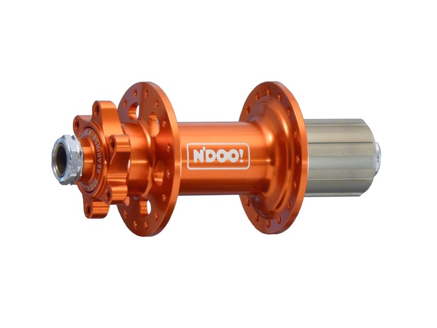 N'DOO N'DOO "Smooth DH" HR 150mm, 32 Loch orange 6 Klinken System 335g