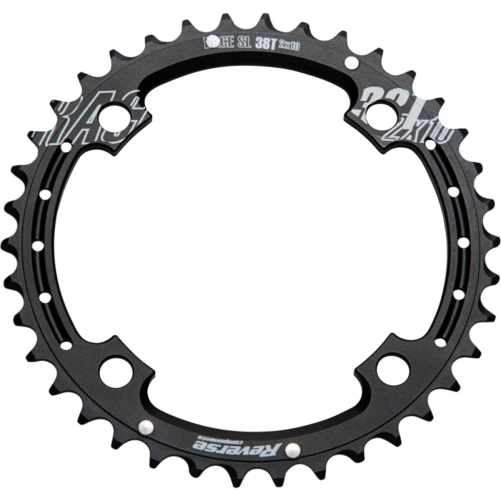 Reverse Components REVERSE Chainring Race SL Shiftable 2 x 10, 38T black (Sram)